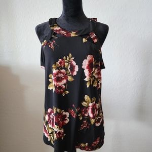 Women's Diana Bell cut out blouse, size XL